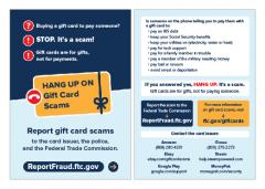 Gift Card Scams