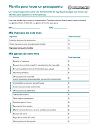Budget Worksheet