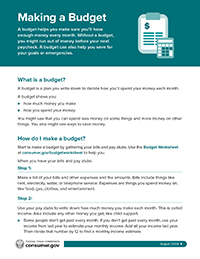 Making a Budget