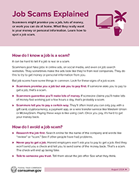 Job Scams Explained