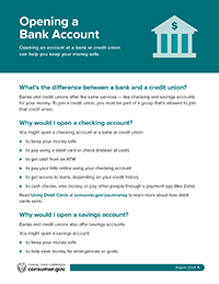 Opening a Bank Account