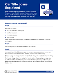 Car Title Loans Explained