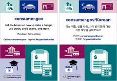 Consumer.gov Promo Card