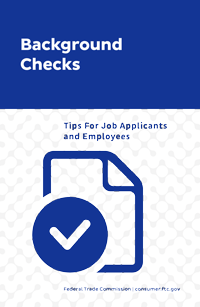 Background Checks booklet cover