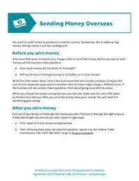 image of Sending Money Overseas: What to do