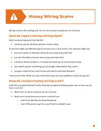 image of Money Wiring Scams: What to do