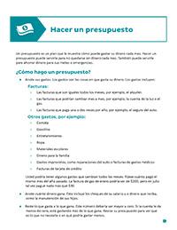 image of Hacer un presupuesto: Qué hacer