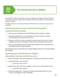 image of Su historial de crédito: Qué hacer