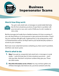 Business impersonators