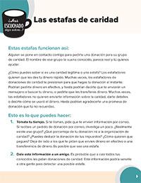 image of Have You Heard About... Charity Fraud? (Spanish)