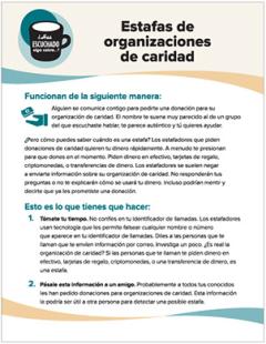 Charity Scams