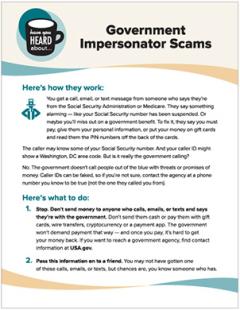 Government Impersonator Scams