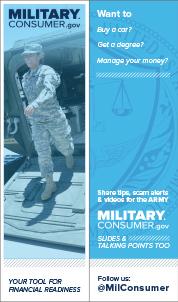 image of  Military Consumer Bookmark – Army 