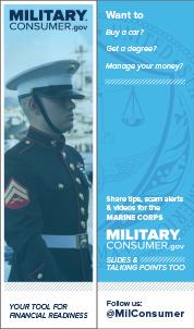 image of Military Consumer Bookmark – Marines 