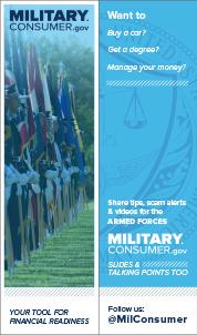 image of Military Consumer Bookmark