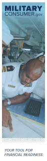 Navy bookmark