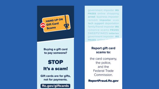 Gift Card Scams bookmark